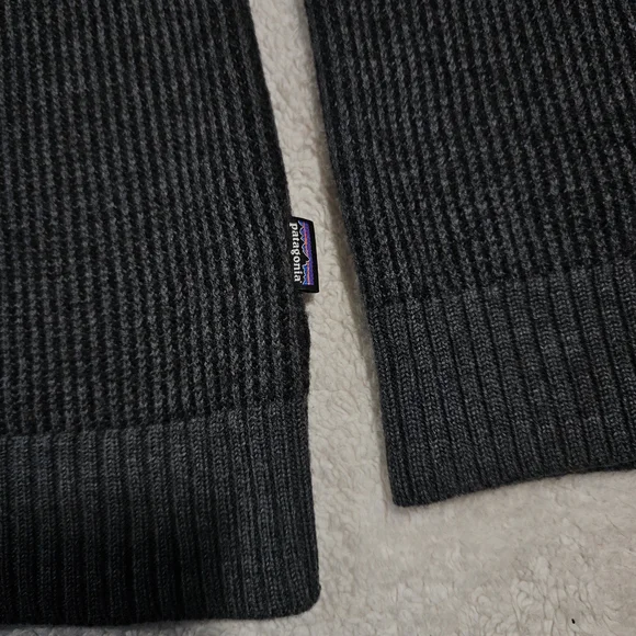Patagonia Sweater Mens Wool 1/4 Zip Pullover Size Large. - Picture 5 of 13